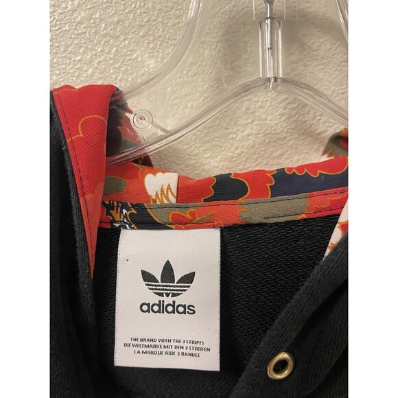 Mens Adidas Lunar Chinese New Year Hoodie Sweatshirt Black Size XL 2019 - Picture 7 of 9